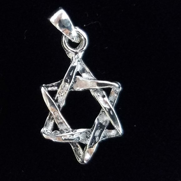 Hand Crafted Jewelry - Last one! STAR OF DAVID Sterling silver pendant
